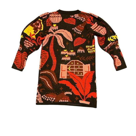 FARM Rio Multicolor Patterned Sweater Cardigan - Picture 14 of 15